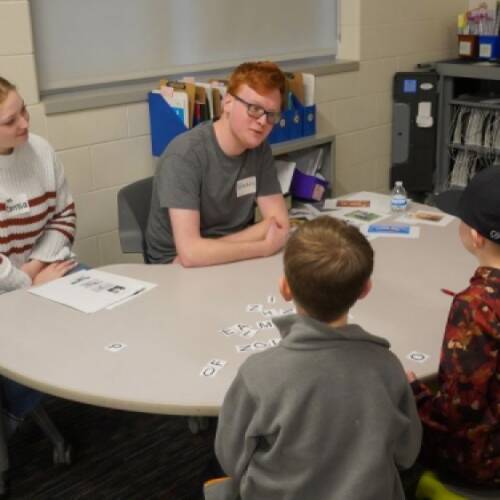 Future educators bring literacy event to life at Zinser Elementary
